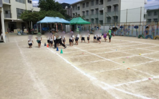 給食後の外遊びの様子☆９月２８日（木）