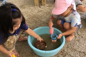 夏休み預かり保育の様子