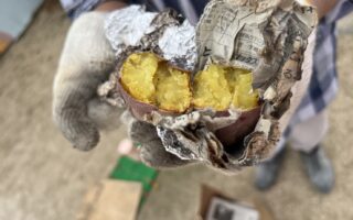 焼き芋パーティーをしました！🍠